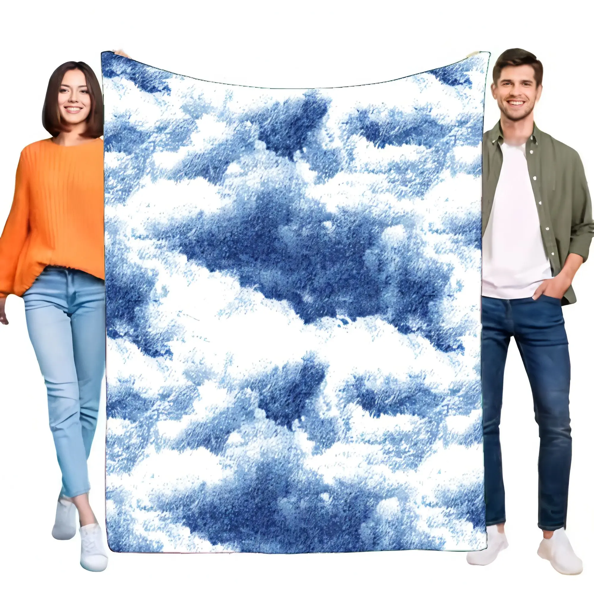 Blue White Cloud Sk… - image