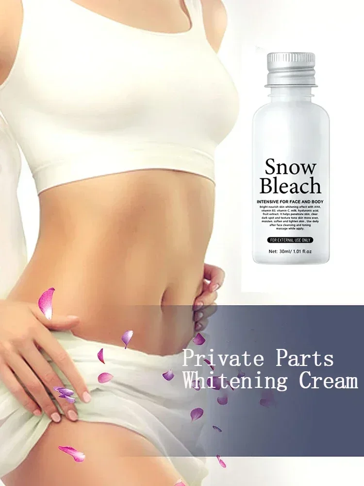 Intimate Area Whitening Cream Body Serum Lighten Melanin Underarms Hips Inner Thighs Brightening Repair Private Part Care