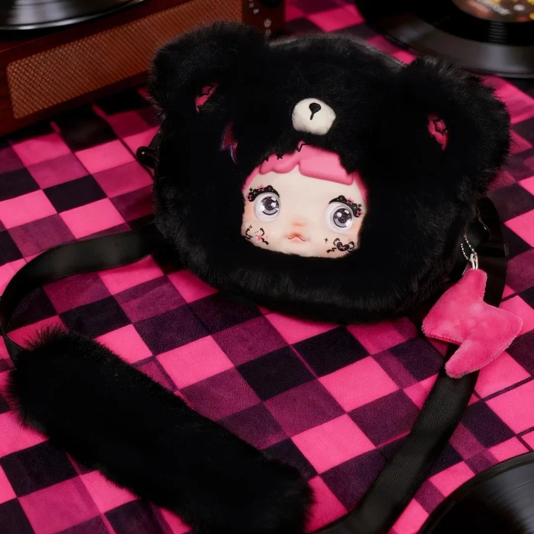 Nommi Collecting Cutie Bag Series Blind Box Kawaii Nommi V13 Vinyl Mystery Box Tas Selempang Beruang Kelinci Lucu Tas Kejutan Anime