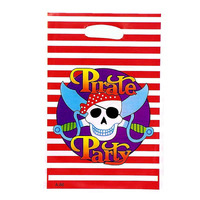 10pcs/lot Pirate Theme Kids Boys Favors Happy Birthday Party Gifts Surprise Candy Bags Decorations Loot Bags