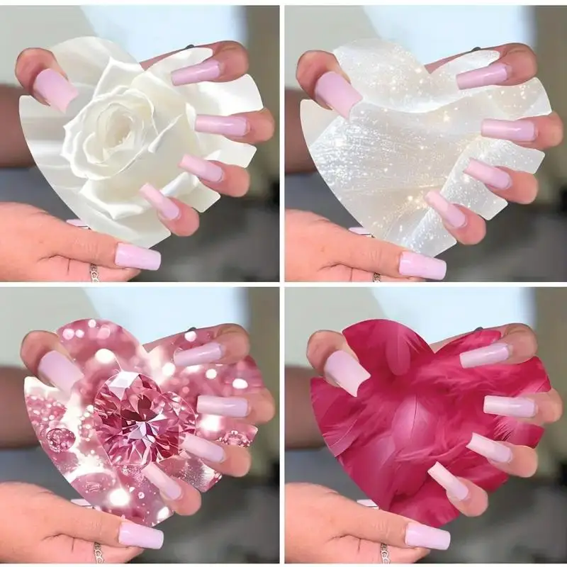 1 szt. Karty do ekspozycji zdobień paznokci, ręcznie robione paznokcie, rekwizyt do fotografii, dysk do selfie z paznokci, akcesorium do salonu paznokci, rekwizyt dla manicure, dysk do selfie z paznokci