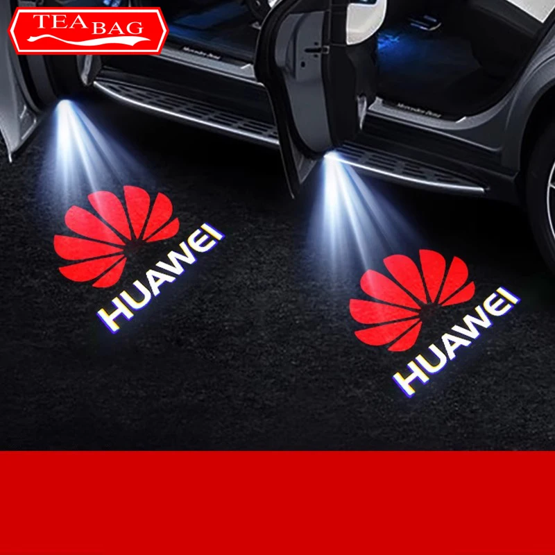 For Aito M5 M7 M9 2024 2023 2022 Car Styling Door Welcome Light Projection Laser Ambient Light Auto ModifiedAccessories