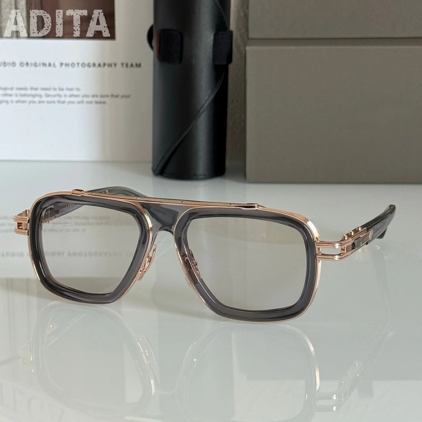 ADITA LXN EVO Top Hoge Kwaliteit Zonnebrillen voor Heren Titanium Stijl Modieus Design Zonnebrillen voor Dames met doos