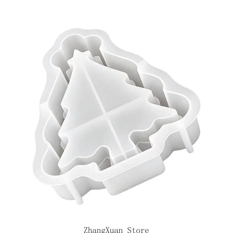 Weihnachtskerzen-Silikon-Herstellungswerkzeug für Kerzenharzguss, Festival-Geschenk 3XUF – Detail 7
