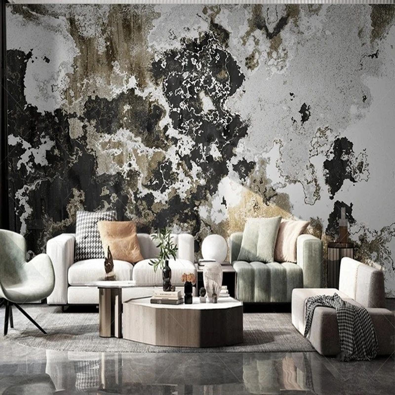 MU8679 Abstract Marble Texture Mural Wallpaper Custom Wall Covering Home Interior Decoration Wall Papers Papel De Pared 3D