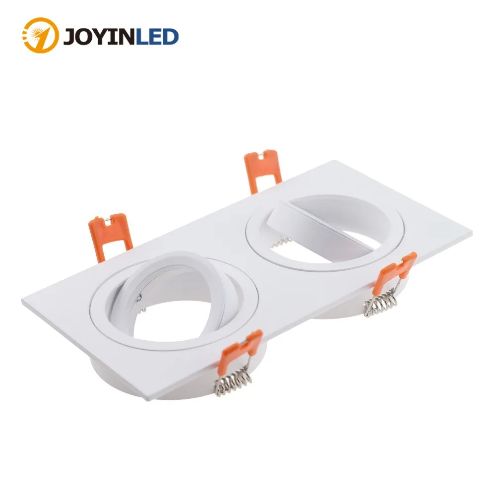 JOYINLED Recessed LED Downlight Mounted Bracket GU10 MR16 Bulb Holder Indoor Replaceable Ceiling Spotlight Frame Accessories