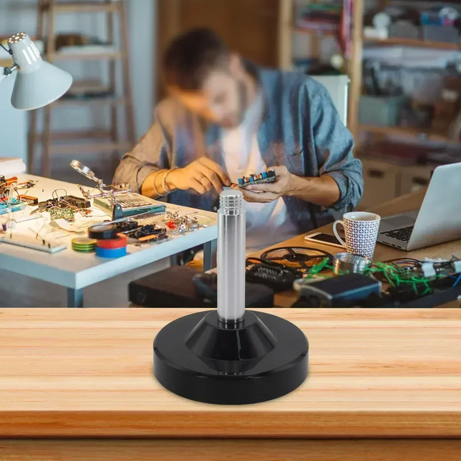 

Antenna Magnetic Base Black Low Frequency M110SLD M12X1 Thread 5/8-11 Thread 66 IP Rating Adapter Mounting Antenna Magnetic Base