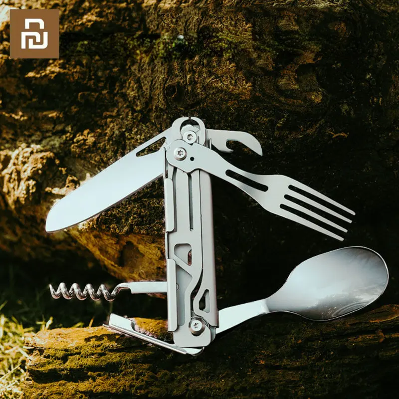 Xiaomi 440 coltello pieghevole di sopravvivenza in acciaio gadget da campeggio EDC Multitool articoli da caccia coltelli svizzeri coltello da jack