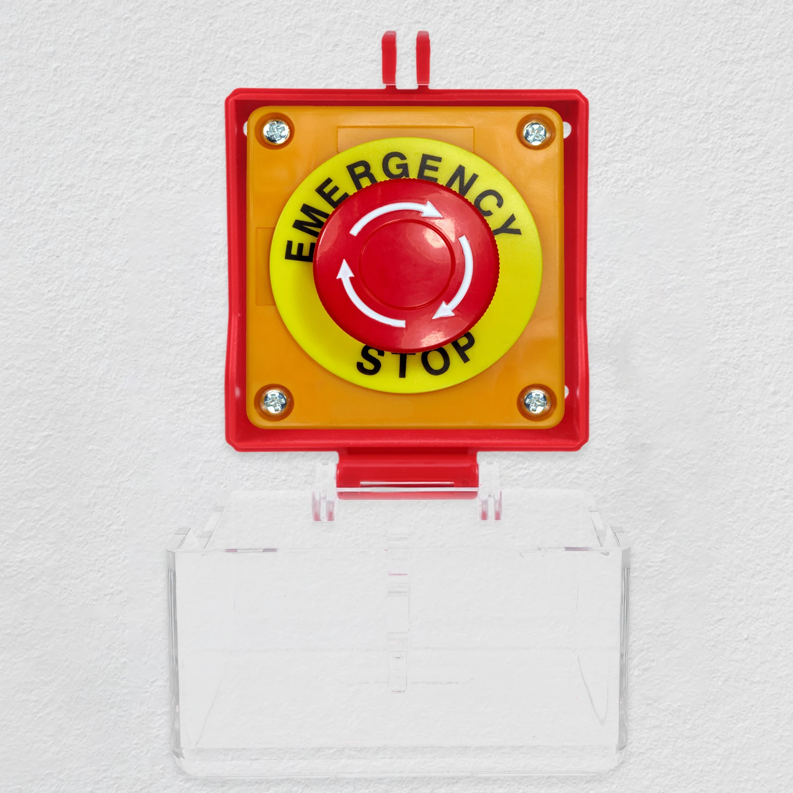 

Emergency Stop Switch Cover Transparent Button Protector Electrical Equipment Dustproof Safety Plastic Clear Push Guard