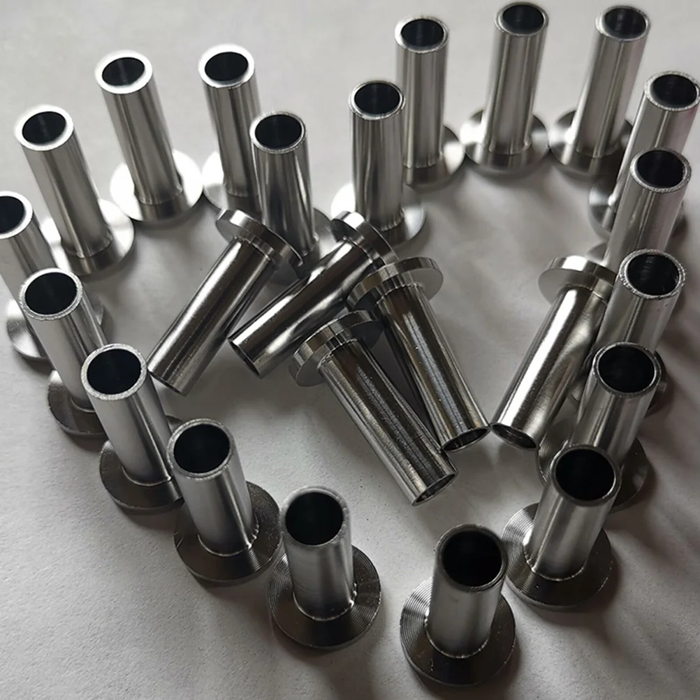 

80pcs Stainless Steel Protection Sleeve T316 Cable Railing System Wire Deck Kits for Decks Stairs Wood Posts Hardware