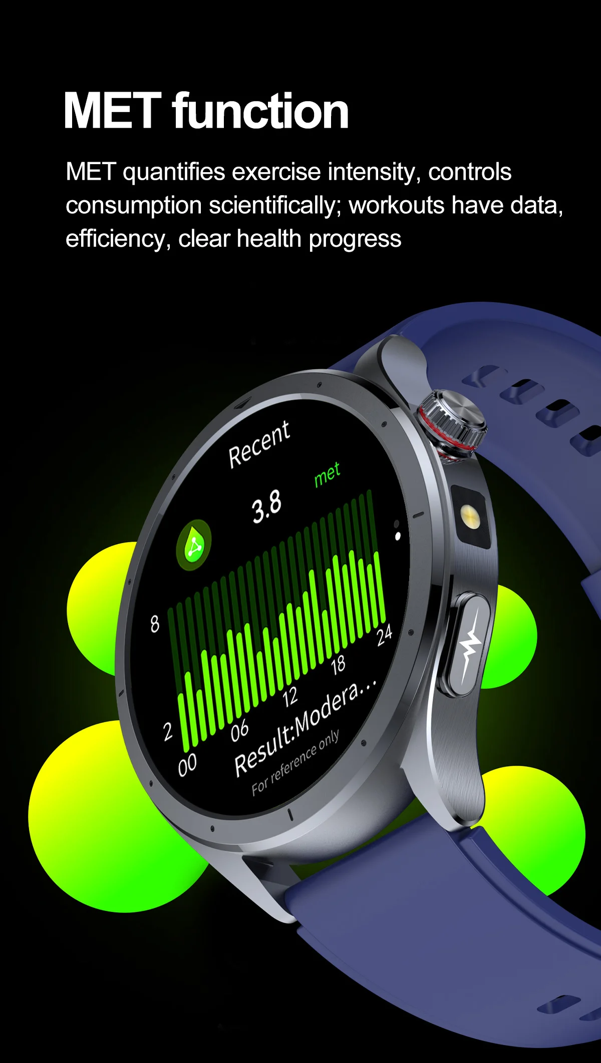 2026 Neue Körperfettanalyse Gesundheits-Smartwatch EKG+PPG Harnsäure Blutdruck Blutsauerstoff Uhr Anruf-Smartwatch für Männer Frauen – Detail 14