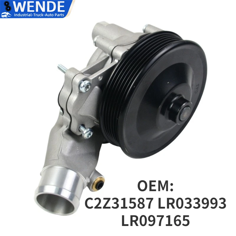 C2Z31587 LR033993 LR097165 Engine Water Pump for Discovery LR4 Range Rover Sport Jaguar XF XJ XE XK XJR XFR XKR