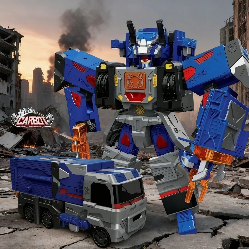 2025 nuevo Robot transformador 2 en 1 de juguete Hello Carbot 11,8 ''/30cm Ice Cool War God coche combinación figuras de acción de juguete para regalo de niños