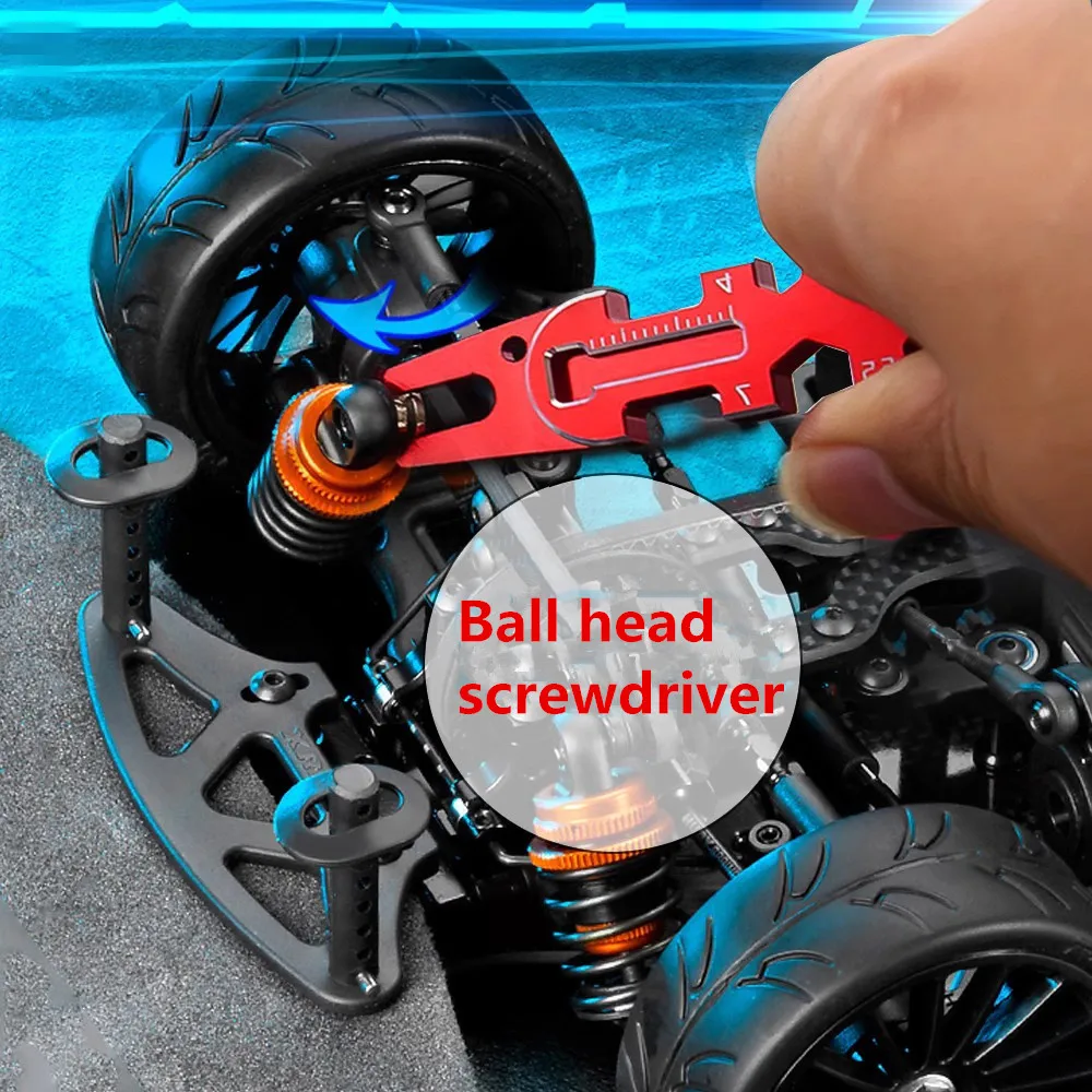 

Aluminum Ball End Remover Tie Rod Adjustment Tools Multipurpose Wrench Repair Tools For RC Model Car Buggy Crawler