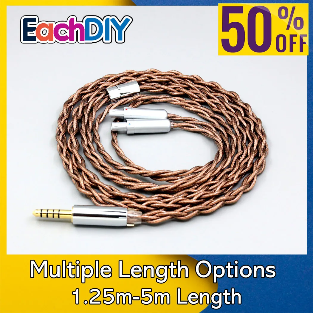 

99% 24k Gold 7n Pure Silver Graphene Shield Headphone Earphone Cable For Sennheiser HD800 HD820s HD820 Dharma D1000 LN008537