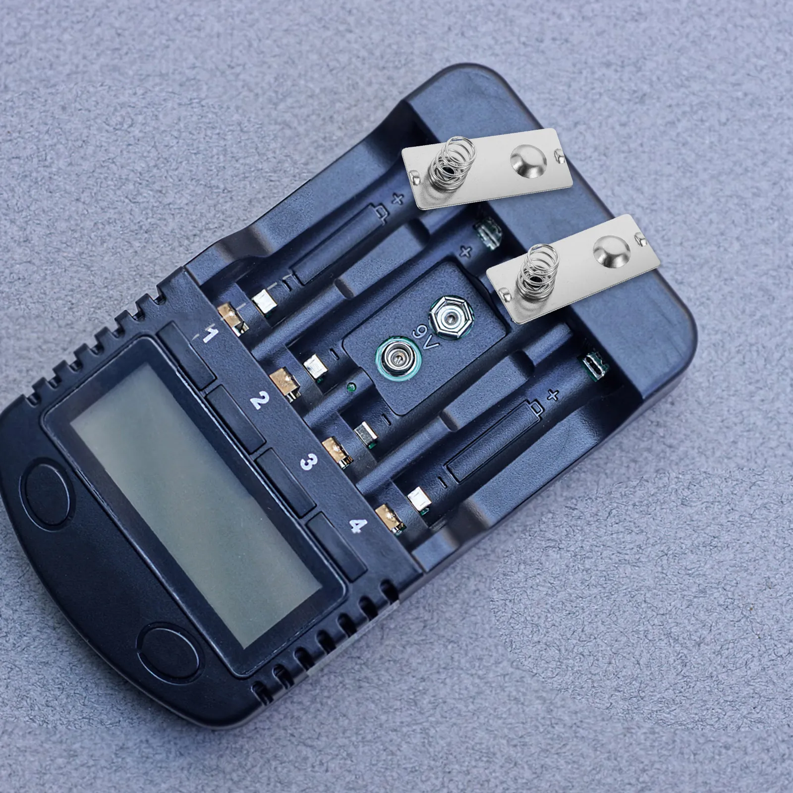 

1Set Battery Spring Contact Plate Stable Connection Easy Battery Replacement Metal Contact for Remote Control Devices