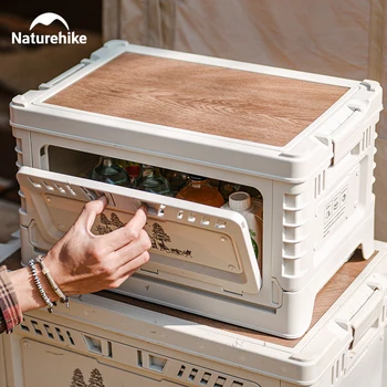 Naturehike-キャンプ用折りたたみ式収納ボックス,大容量,ppサンドライボックス,ベッドサイドテーブル,屋外旅行,ピクニック,60l,25l,30l,50l