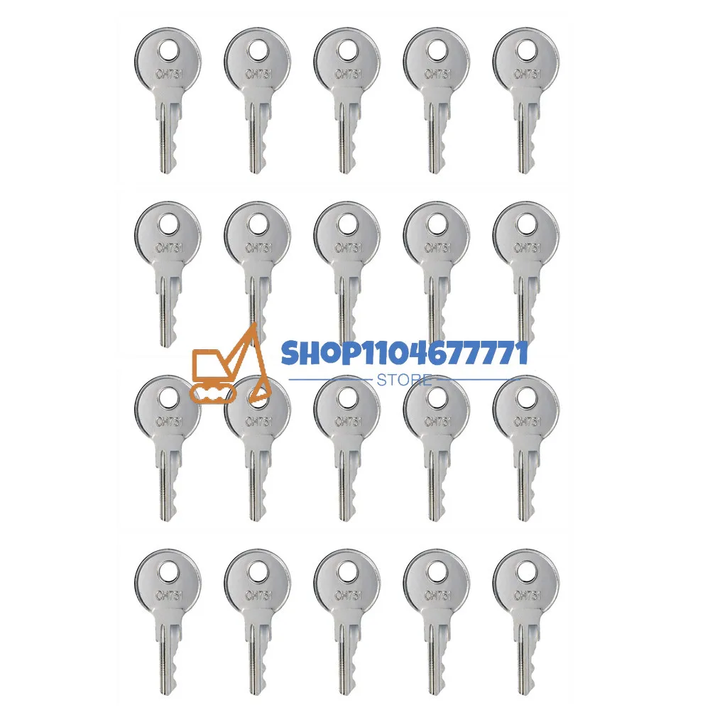 20PCS CH751 Keys Rv Baggage Compartment Lock Keys South Co Tri-Mark Rv Camper New