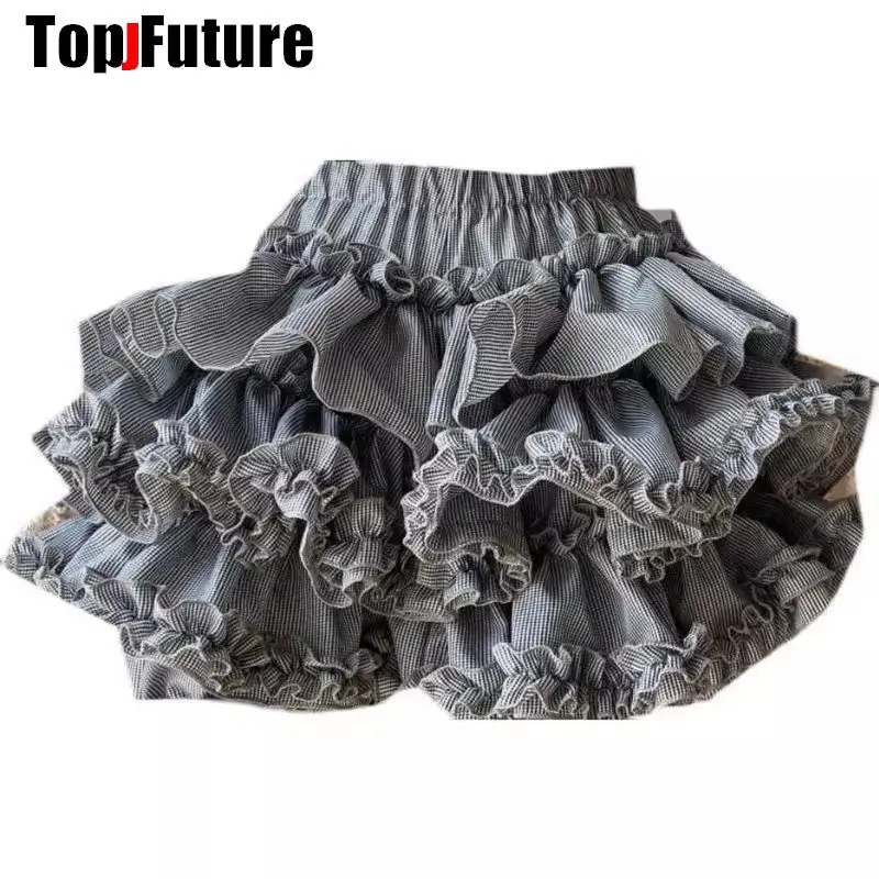 Vrouwen Specerij Meisje Gothic Tutu Rokken Punk Grunge Rock Pompon Rok Harajuku Streetwear Y 2K Meisje Bouffant Rokken Mog Standaard Jurk