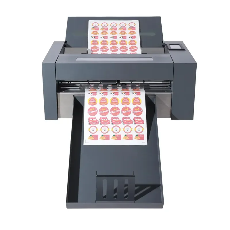 2026 HY370D Dual-Head Servo Cutter - 1600mm/s High-Speed Processing for Stickers/Cardstock