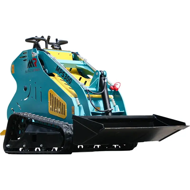 13.5HP Mini Skid Loader Steer Crawler Bucket EPA Engine USA For Digging, Bull-dozing, Augering, Trench-Grinding US Inventory