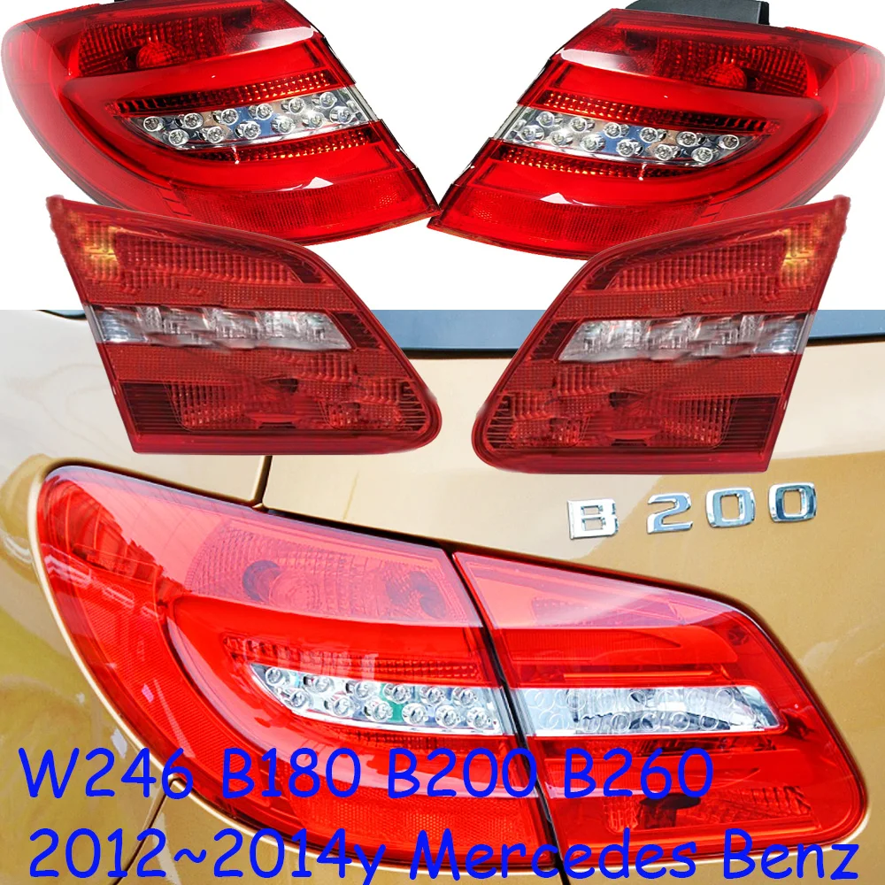 1pcs car bumper tail light for Mercedes Benz W246 taillight B180B200B260 Reflector 2012~2014y Taillamp for Benz W246 fog lamp