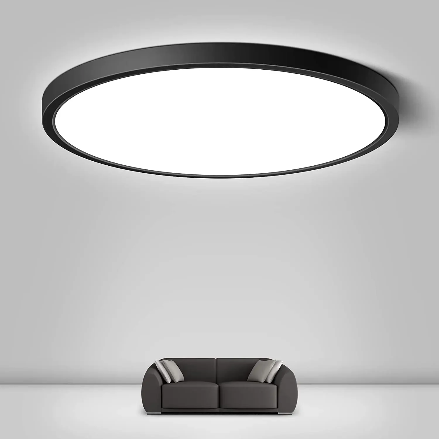 Round LED Ceiling Lights 24W 28W Ultra-thin LED Lights 0.94 Inch Modern Panel Lamp Fixture for Home Decor Bedroom Kitchen Living