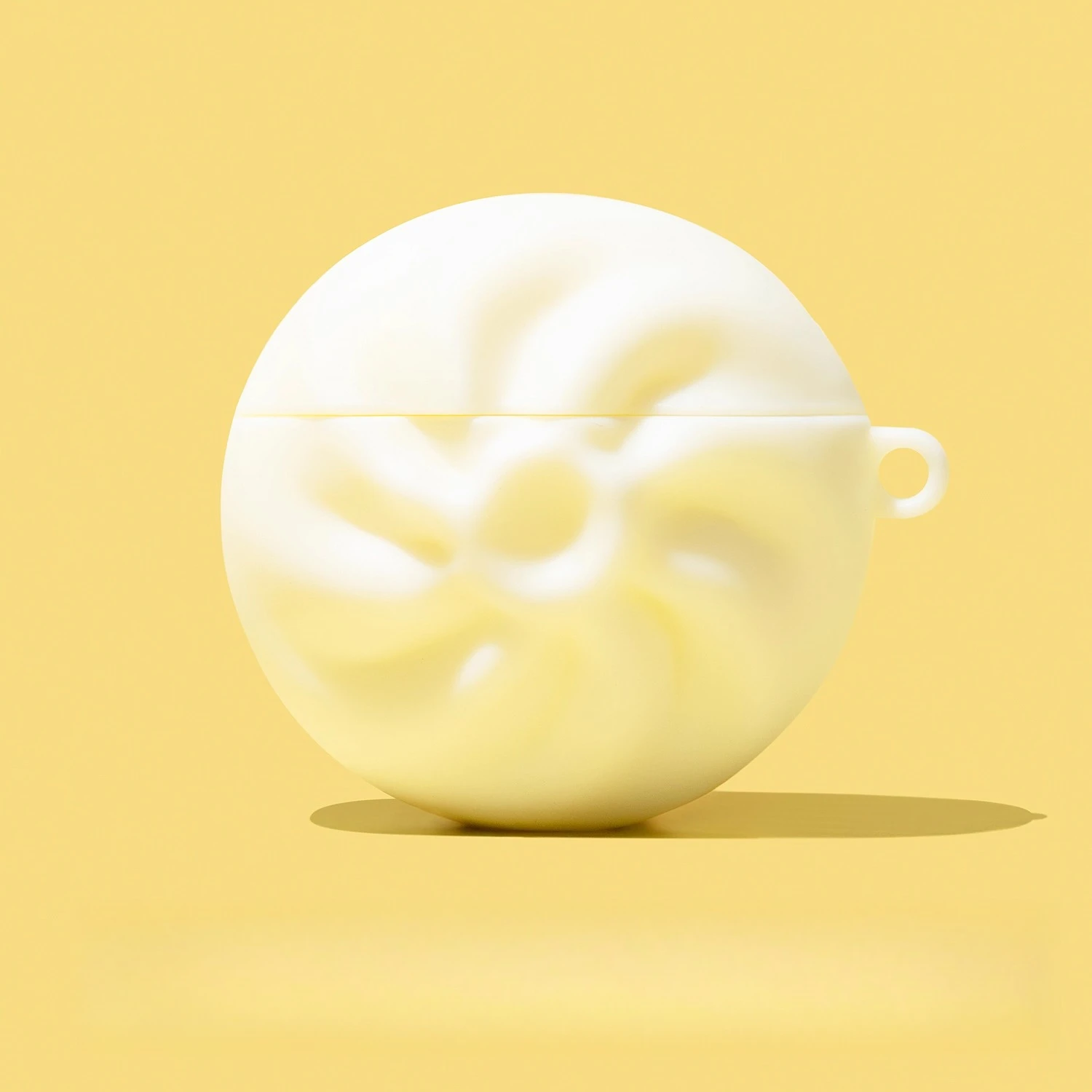 For AirPods 1 2 3 4 Pro2  Pro3 Funny 3D Simulation Steamed Stuffed Bun Silicone Earphone Protective Headphone Box Case