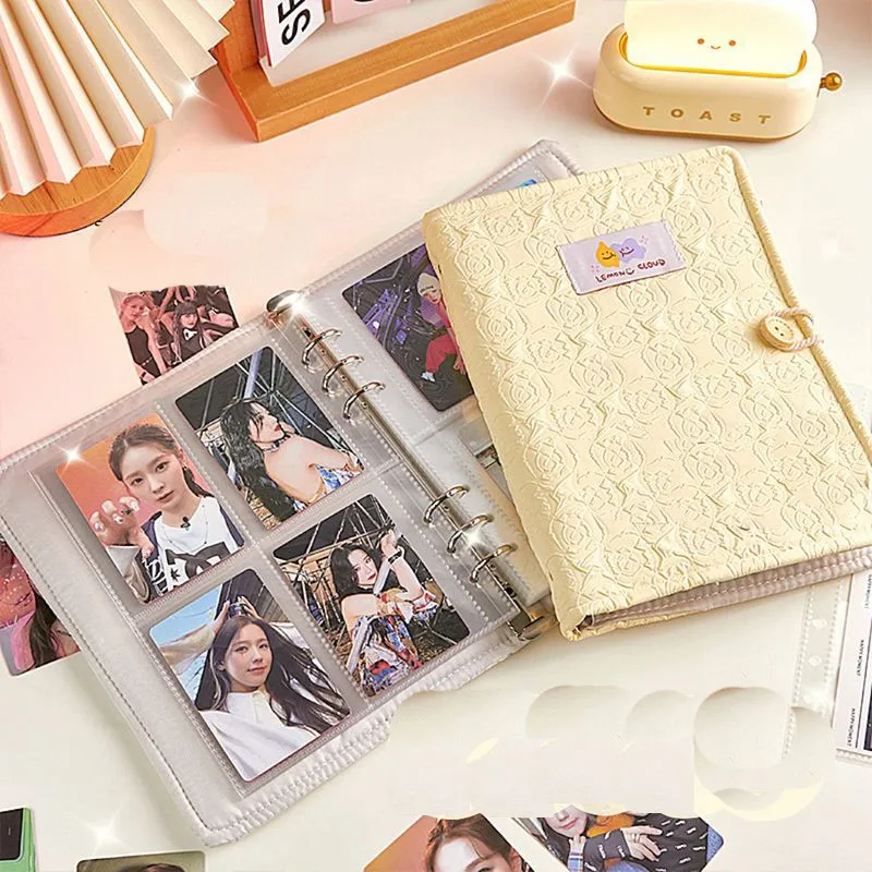 2023 New 3/4 inch 20 pages Student Storage Photo Album Fabric Card Album Loose leaf Card Storage Collection Photo Album LF192