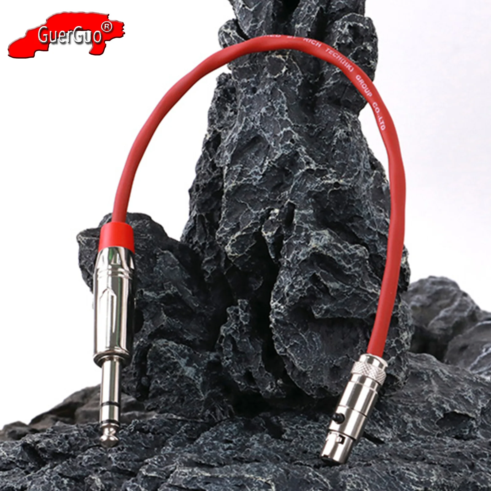 

3Pin Mini XLR Female Jack to 6.35mm TRS Stereo Audio Extension Adapter Shielded Cable for Headphone MIC System Mixer Speaker