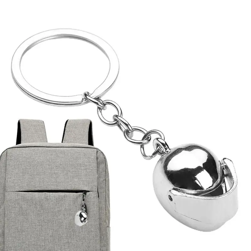 Mini porte-clés de casque de moto, porte-clés de voiture, pendentif de sac portable, décoration automatique