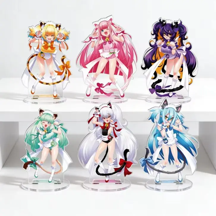 Anime Game Bomber Girl Melom Acrylic Standing Sign Board Keychains Desk Decorations Animation Peripheral Holiday Gifts