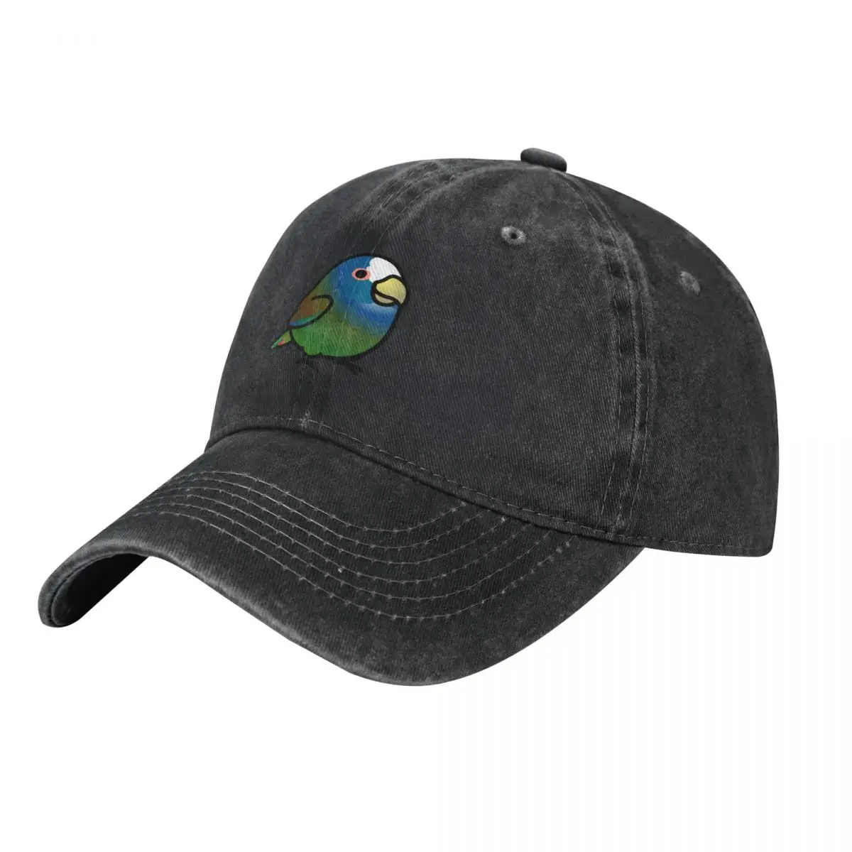 Chubby White-capped, White-crowned Pionus Parrot Baseball Cap Hip Hop Big Size Hat Golf Men Women's