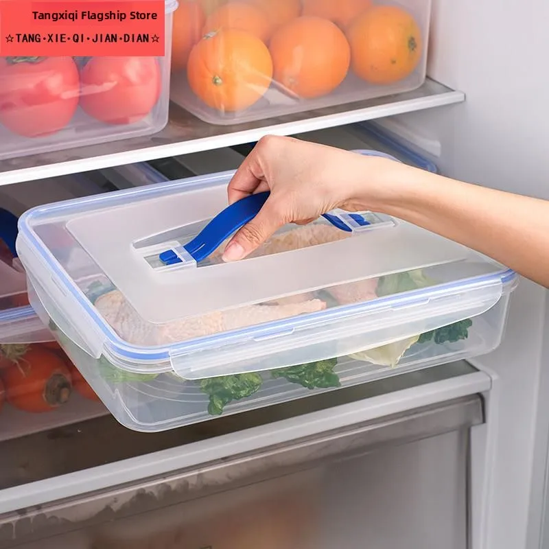 Large Capacity Commercial Plastic Preservation Box Sealed Storage Container for Seafood And Fish Gelatin Fungus Soaking Box