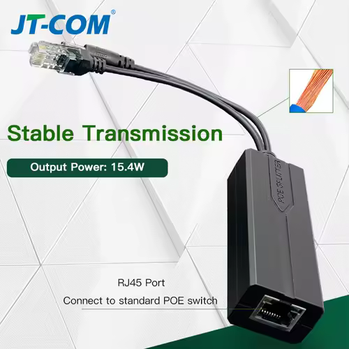 Standard POE Splitter 48V to 5V 12V 1.2A 2A Micro USB tpye-C 100M/1000M POE Camera Injector Power Supply for Huawei Hikvision - Image 5
