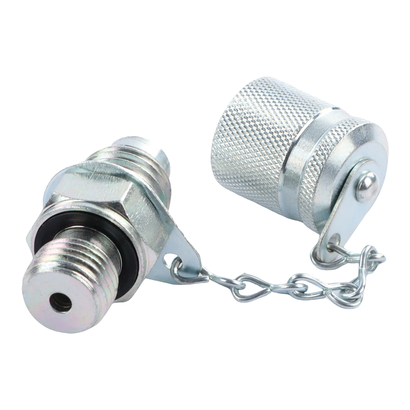 ชุดข้อต่อทดสอบแรงดันไฮดรอลิก 10 ชิ้น G1/8 M8 M10 M14 UNF NPT สำหรับรถขุด CAT John Deere Bobcat Case อะแดปเตอร์เกจวัด