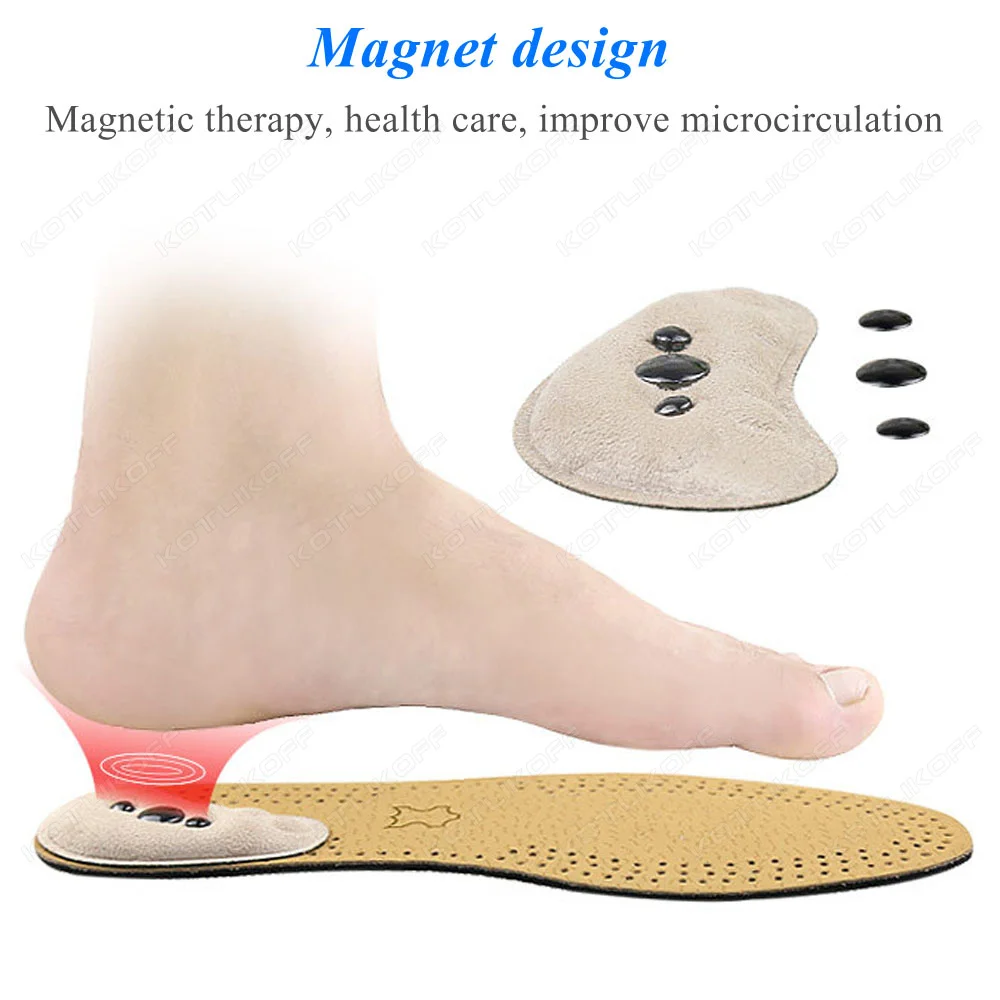 1 Pair Orthopedic Insoles for Feet O/X Leg Type Valgus Varus Correction Gel Shoes Insole Magnet Massage Foot Care Pads