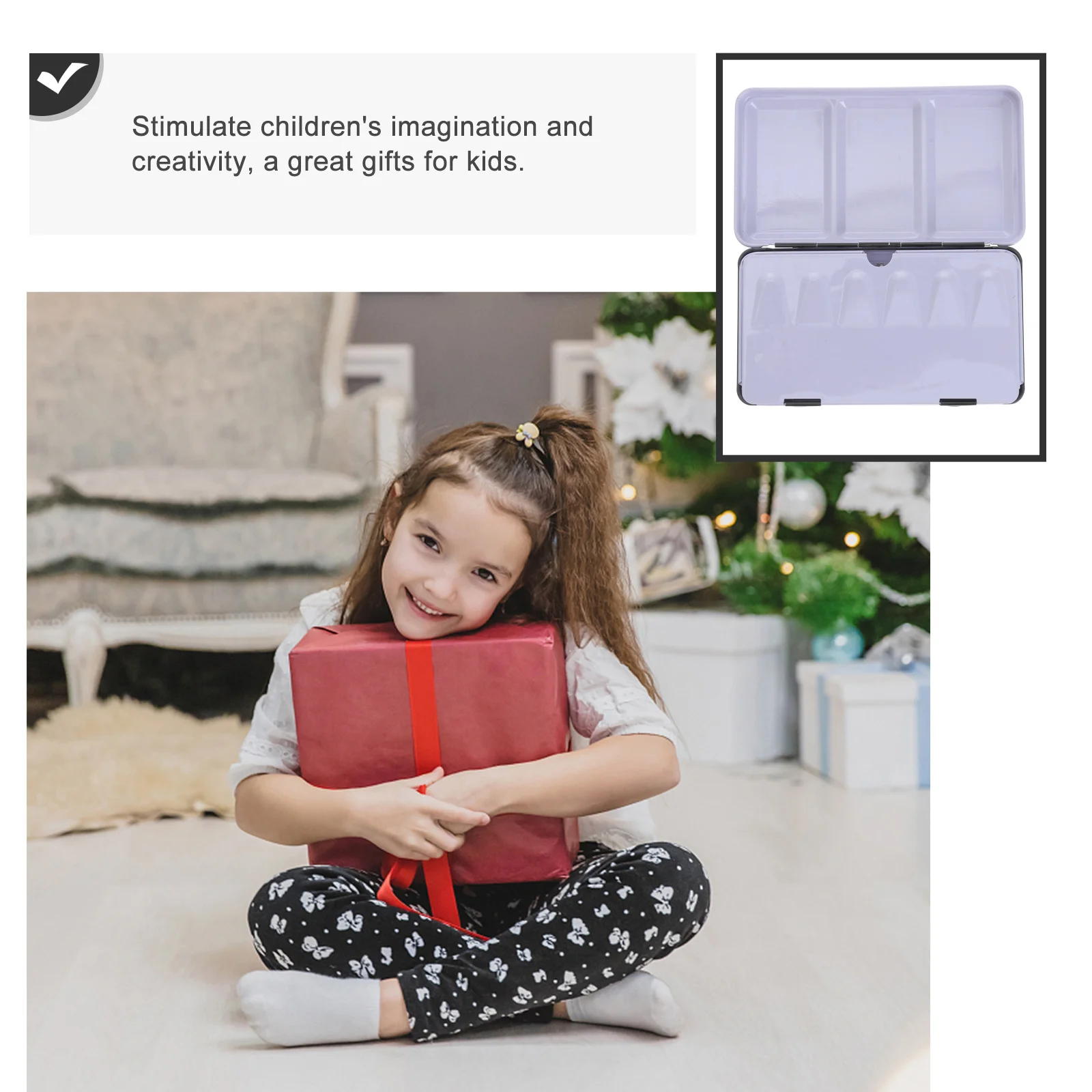 

Empty Metal Paint Case Watercolor Container Pigment Box Foldable Tin Pots Pod Strips Small Tray Arts Supplies Storage Solution