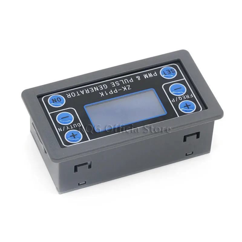 LCD Digital PWM Signal Generator pulse frequency duty cycle adjustable square wave rectangular wave signal function generator