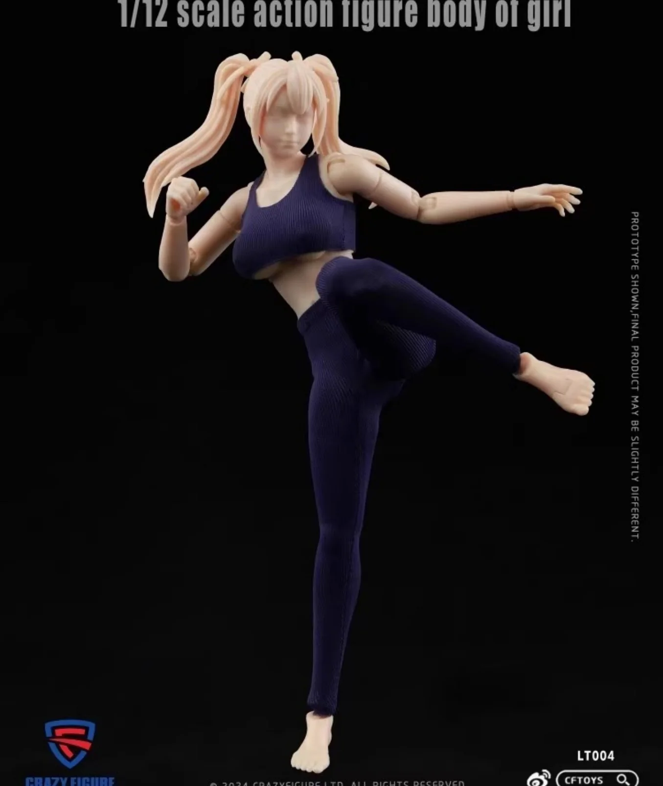 مجنون الشكل 1/12 LT004 فائقة المرونة 6 بوصة فتاة عمل الشكل الجسم