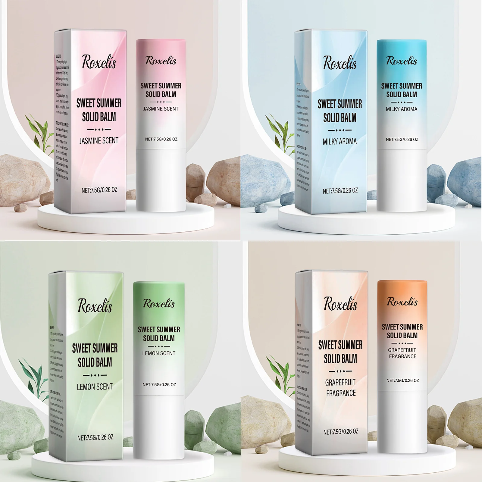 

Набор твердых парфюмерных бальзамов - множество ароматов на выбор, легкий, стойкий аромат, комфортное освежение для ежедневного использования