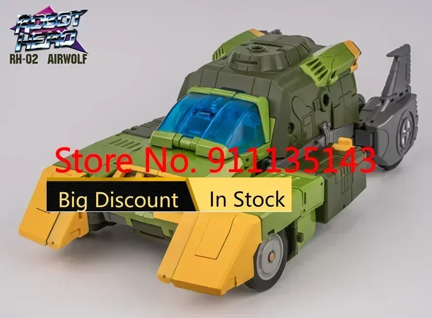 Robothero Rh-02 Robotheld Rh02 Airwolf Springer Spring Op Voorraad