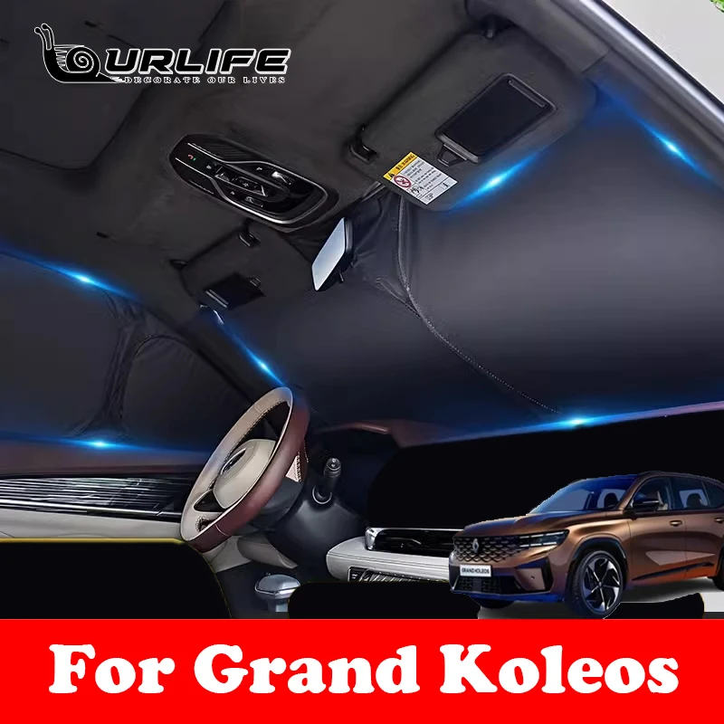 

For Grand Koleos Geely Monjaro KX11 2024 2025 Car Privacy Sunshade Front Curtain Insulation Glass Sunscreen Car interior