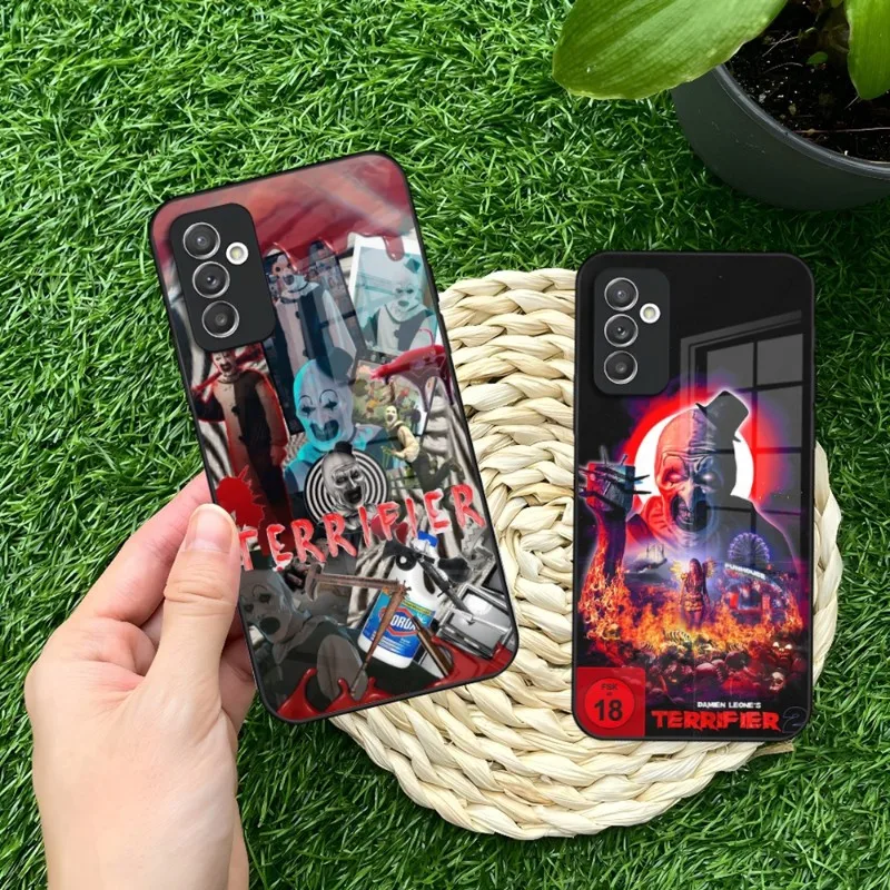 Horror Movie Terrifier Phone Case For Samsung S30 S21 S20 S23 S22 Fe S10 E S9 Note 20 10 Pro Ultra Plus Glass