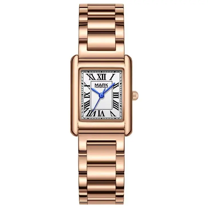 Mark Fairwhale Exquisite Elegant Square Dial relogio feminino Quartz Waterproof  Women's Watch Fashion reloj mujer