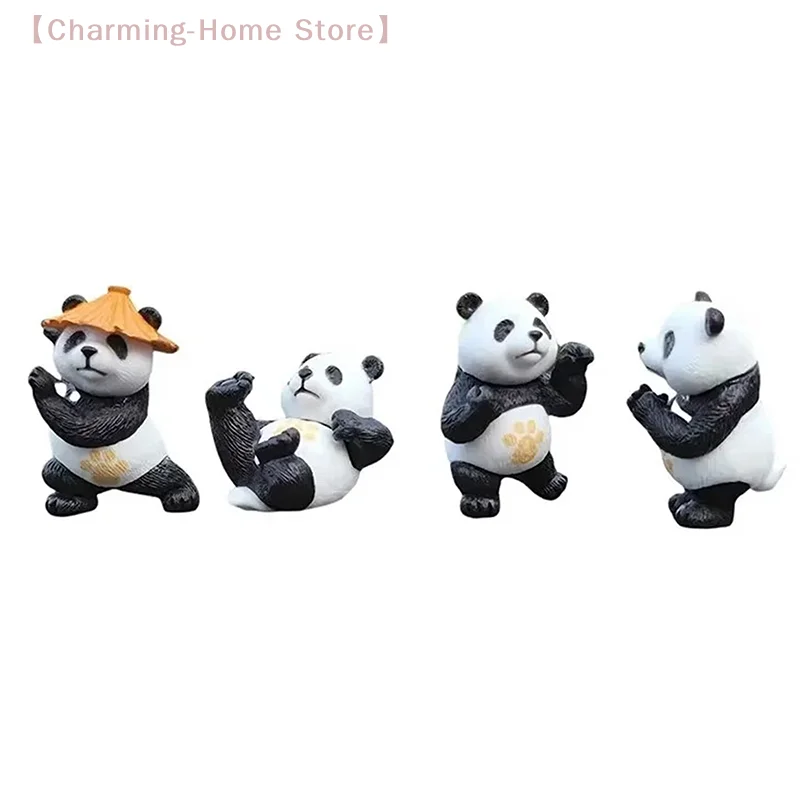 

Набор из 4 украшений для автомобиля в виде панды: для центральной консоли, офисного стола, декора интерьера автомобиля.