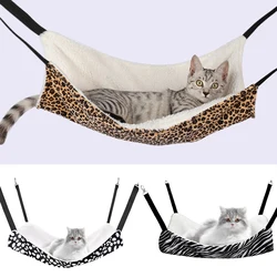 Plush Cat Hammock Autumn Winter Pet Mats for Cats Hamster Adjustable Hammocks Kitten Accessories Supplies Hanging Cage Bed