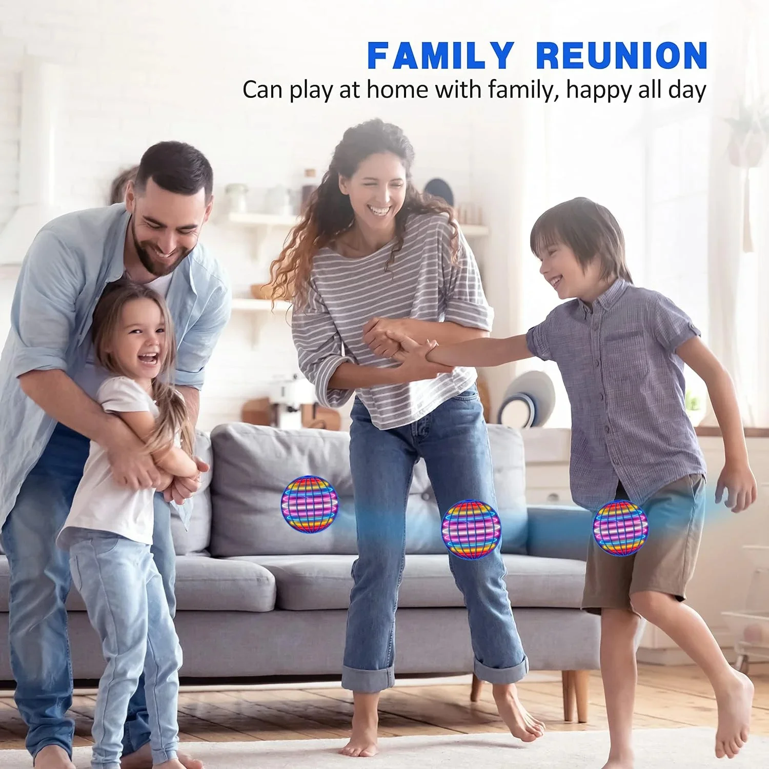 Bola mágica AL, juguetes para niños, juguetes luminosos, juguetes divertidos, pelota voladora, bola del universo interestelar, bola suspendida de retorno automático, regalo