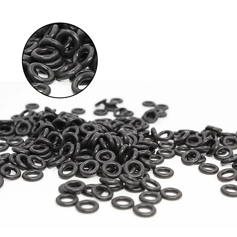 Thickness CS1/1.2/1.5mm Black FKM O-ring FPM Fluorine Rubber Sealing Gasket Rubber Washer Ring Wholesale in Specifications
