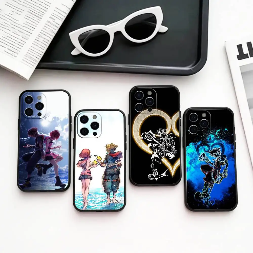 

K-Kingdoms H-Hearts G-Game Phone Case Silicone Soft For IPhone 17 16 15 14 13 12 11 X XR Plus Pro Max Plus